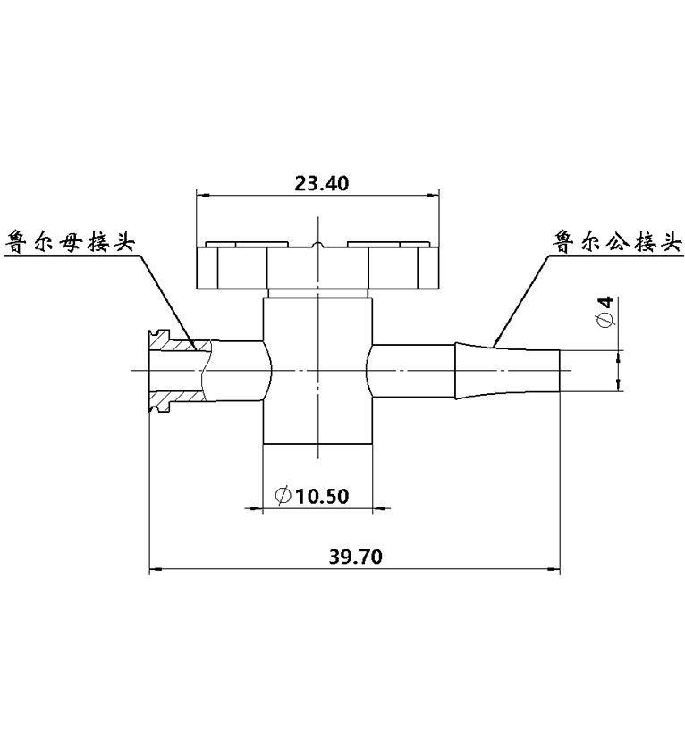 直通式两通阀